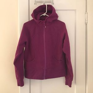 Thick Purple lulu lemon zip up